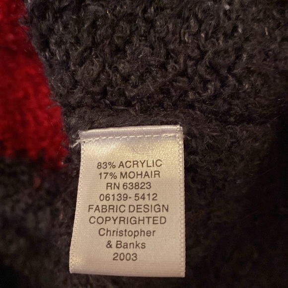 Vintage Christopher & Banks hand embroidered patchwork whipstitch cardigan - Picture 4 of 9